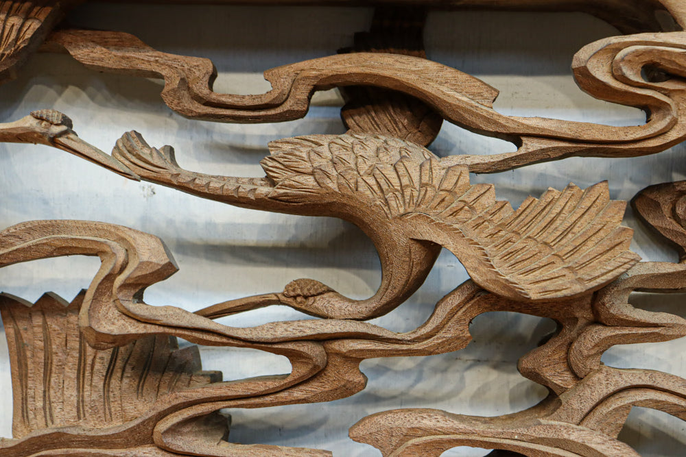 Deep-relief carved Ranma EZ3163ab
