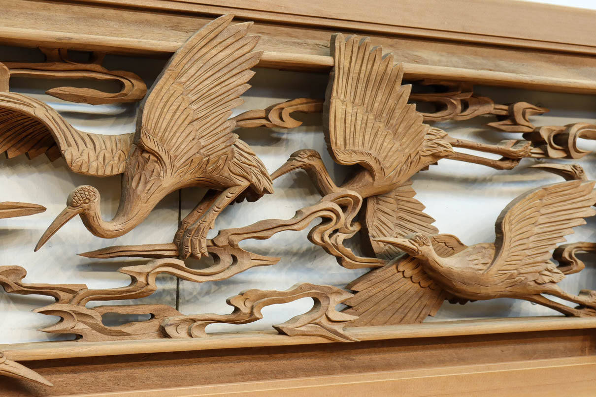 Deep-relief carved Ranma EZ3163ab