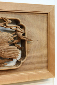 Deep-relief carved Ranma EZ3163ab