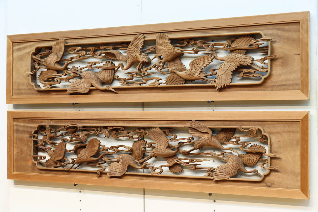 Deep-relief carved Ranma EZ3163ab