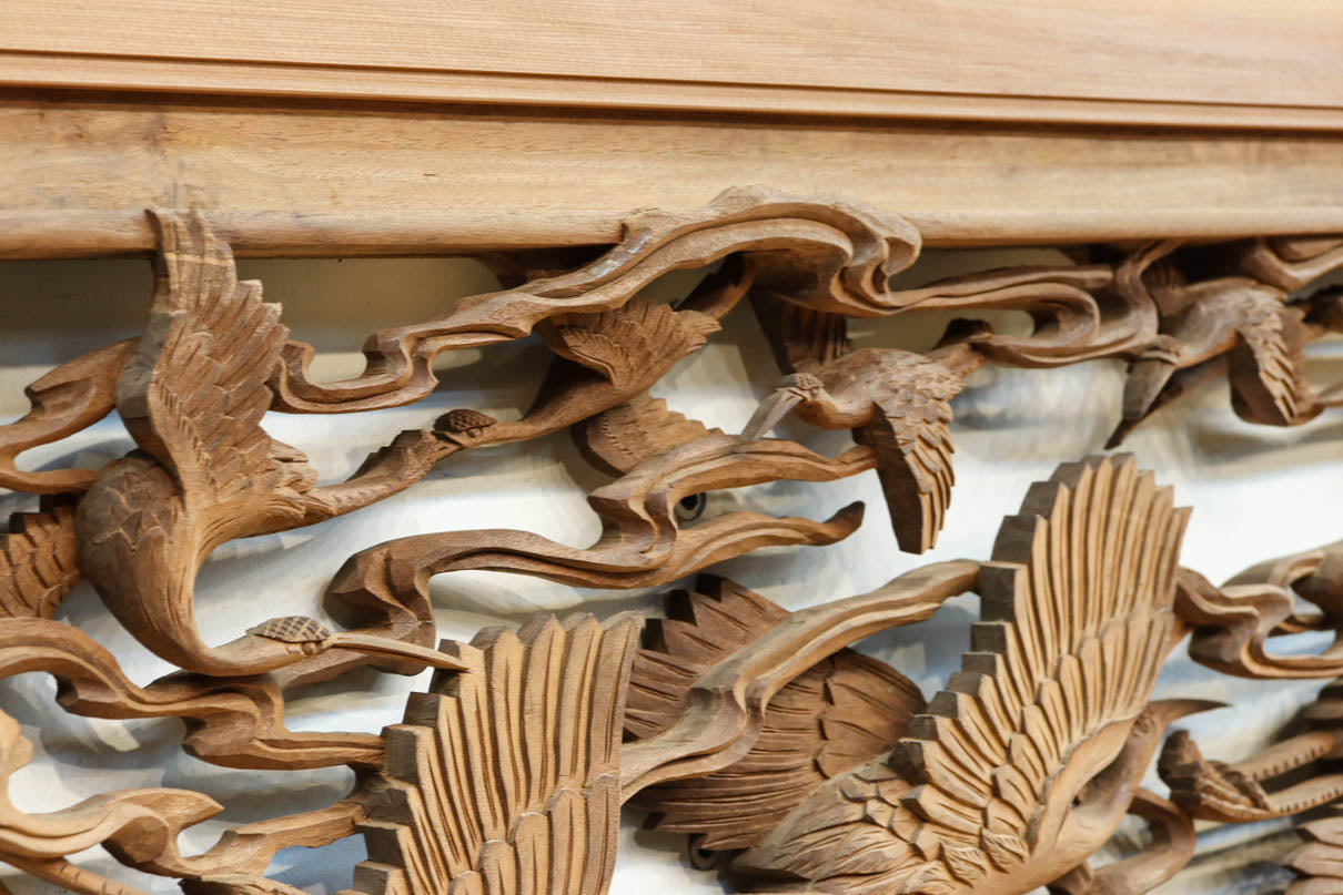 Deep-relief carved Ranma EZ3163ab
