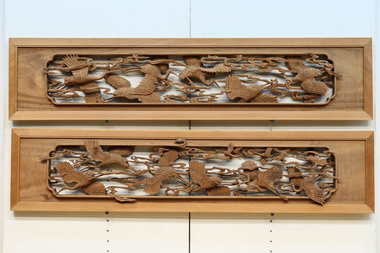 Deep-relief carved Ranma EZ3163ab