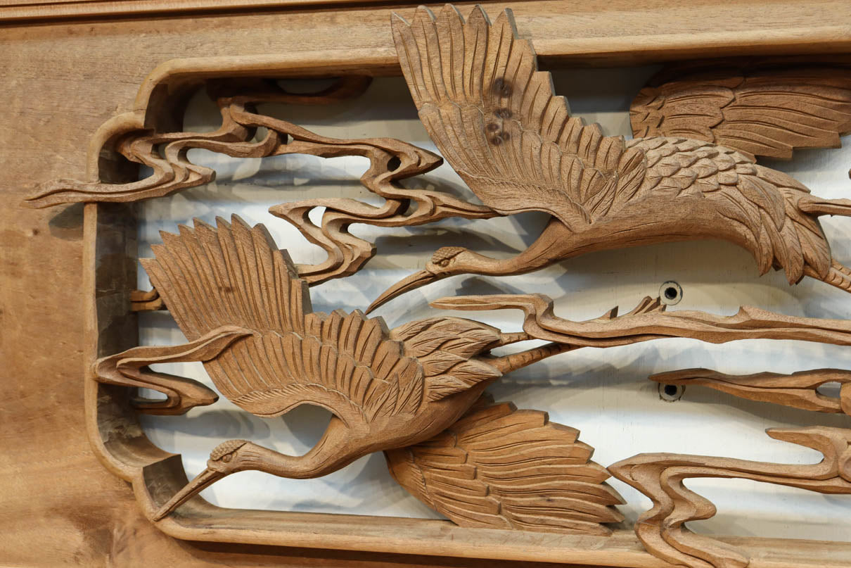 Deep-relief carved Ranma EZ3163ab
