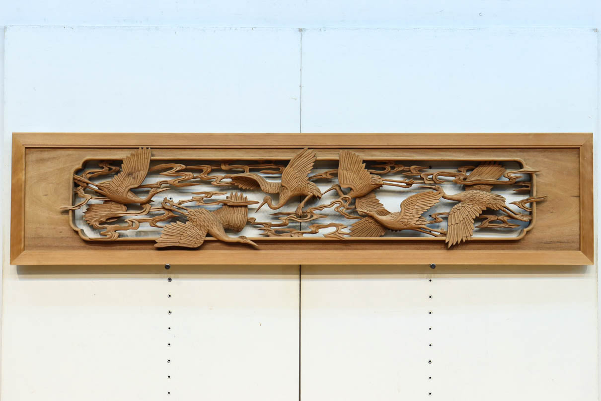 Deep-relief carved Ranma EZ3163ab