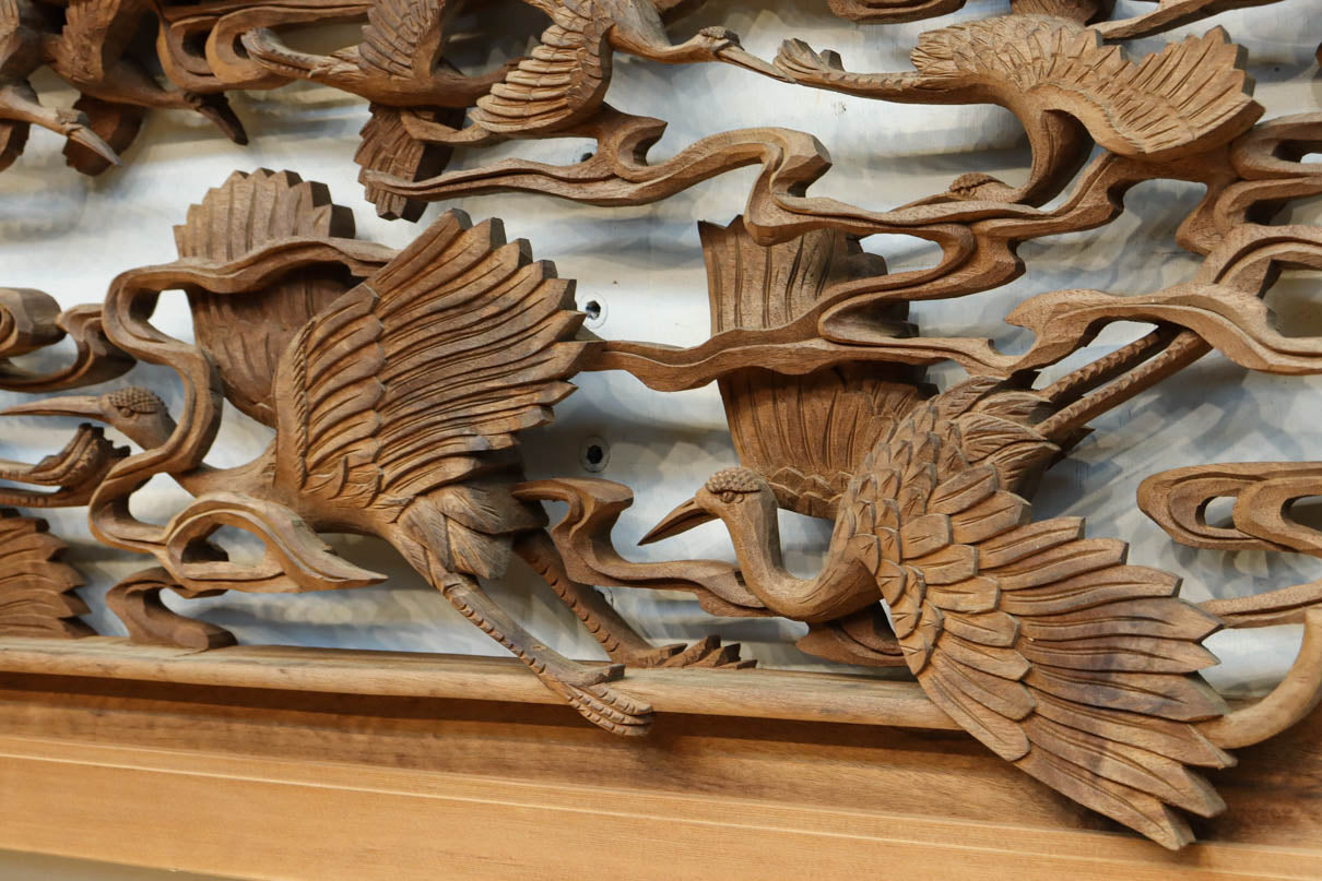 Deep-relief carved Ranma EZ3163ab