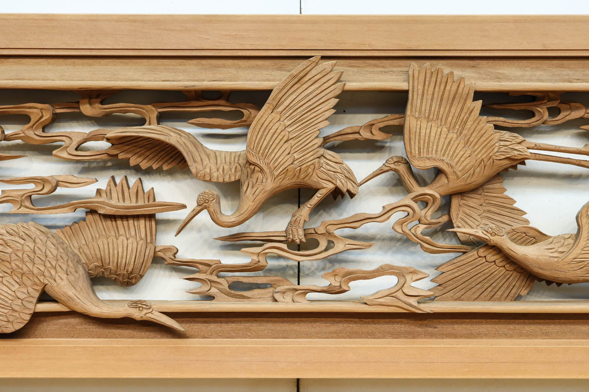 Deep-relief carved Ranma EZ3163ab