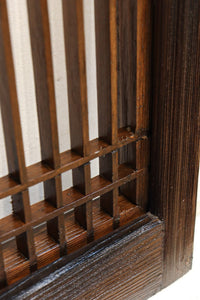 組子が浮かぶ窓絵が上品な書院セット　EZ3237　在庫2枚一組