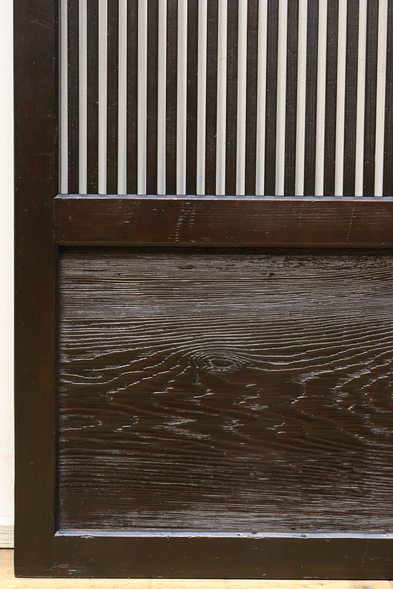 幅898ミリ　落ち着いた雰囲気ある格子作りの大阪格子戸　F8462ab　在庫(a:0 b:1)枚