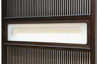 幅898ミリ　落ち着いた雰囲気ある格子作りの大阪格子戸　F8462ab　在庫(a:0 b:1)枚