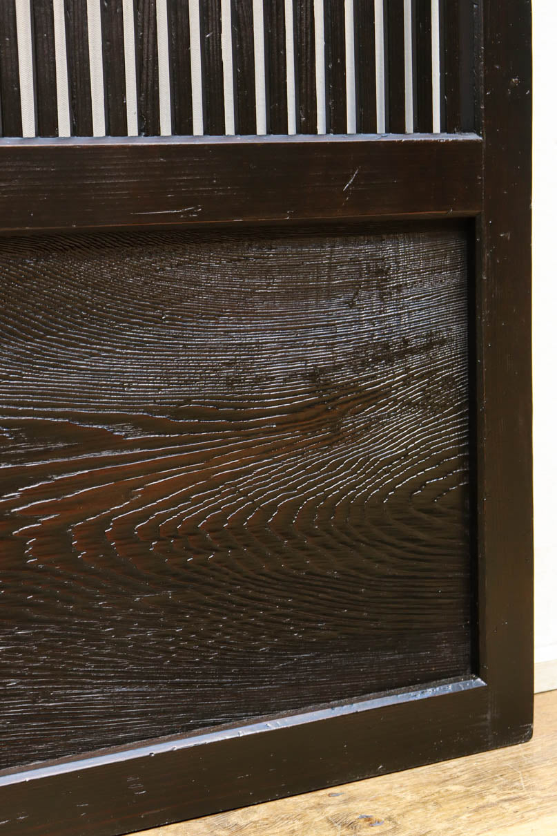 幅898ミリ　落ち着いた雰囲気ある格子作りの大阪格子戸　F8462ab　在庫(a:0 b:1)枚