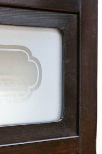 幅898ミリ　落ち着いた雰囲気ある格子作りの大阪格子戸　F8462ab　在庫(a:0 b:1)枚