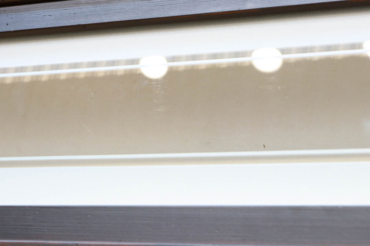 幅898ミリ　落ち着いた雰囲気ある格子作りの大阪格子戸　F8462ab　在庫(a:0 b:1)枚