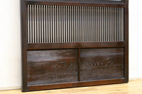 幅898ミリ　落ち着いた雰囲気ある格子作りの大阪格子戸　F8462ab　在庫(a:0 b:1)枚