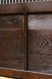 幅898ミリ　落ち着いた雰囲気ある格子作りの大阪格子戸　F8462ab　在庫(a:0 b:1)枚