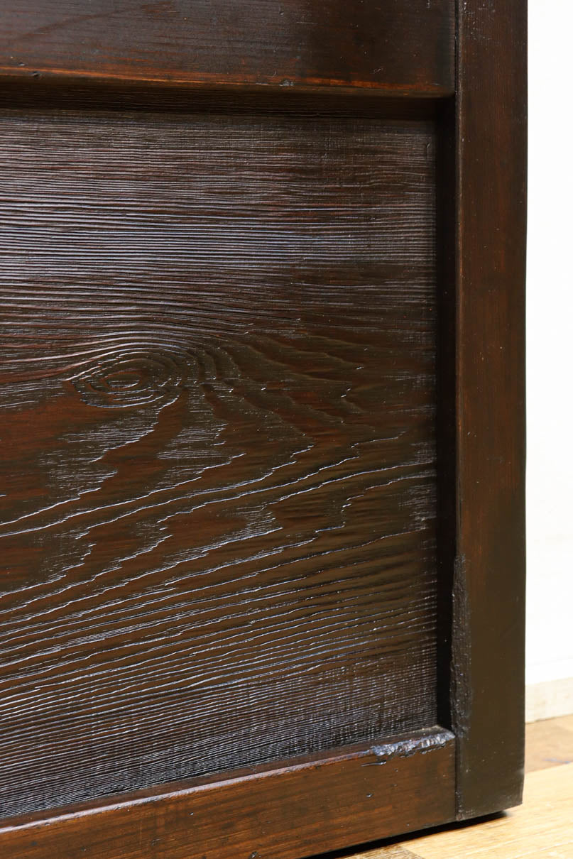 幅898ミリ　落ち着いた雰囲気ある格子作りの大阪格子戸　F8462ab　在庫(a:0 b:1)枚