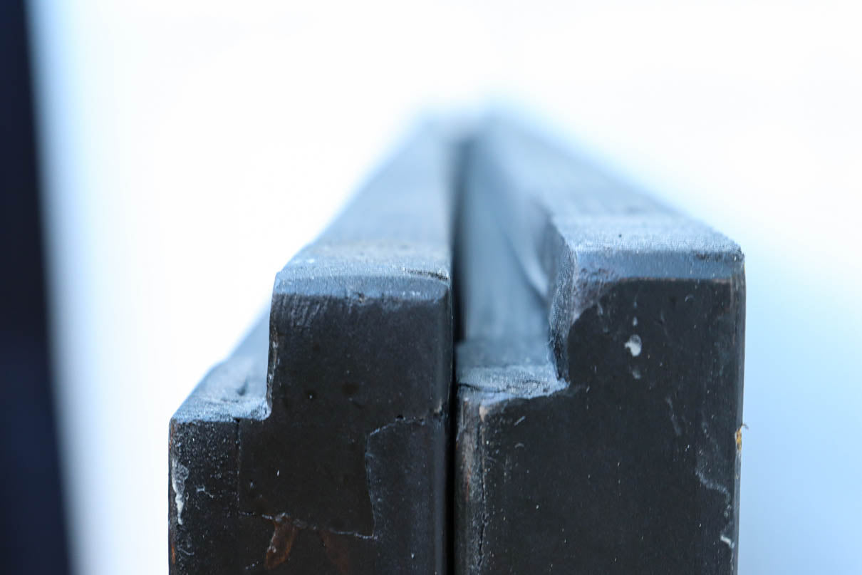 幅898ミリ　落ち着いた雰囲気ある格子作りの大阪格子戸　F8462ab　在庫(a:0 b:1)枚