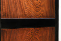 幅937ミリ　漆の深い味わいと雄大な欅杢目に見惚れる上質な板戸　F7989　在庫4枚