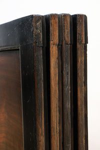 幅937ミリ　漆の深い味わいと雄大な欅杢目に見惚れる上質な板戸　F7989　在庫4枚