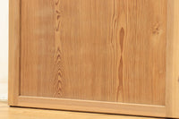 幅700ミリ　木地色の柔らかな色彩が心地良い透かし板戸　F8008　在庫2枚