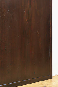 幅980ミリ　丸みのある横桟が上品な一枚板の舞良戸　F8014　在庫1枚