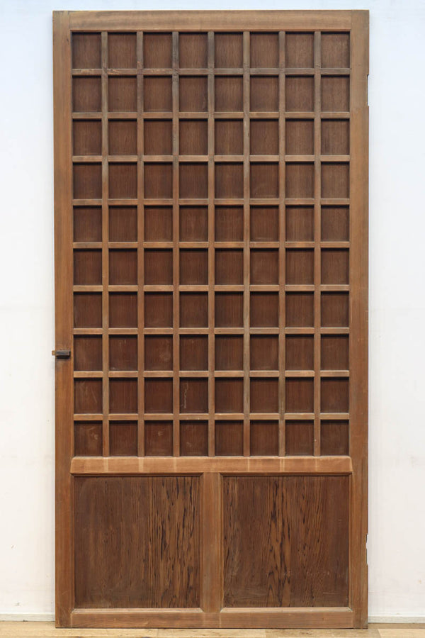 square lattice board door F8038