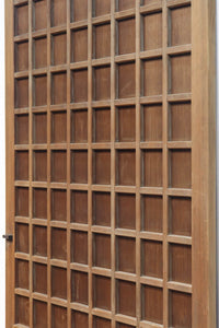 square lattice board door F8038