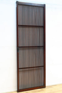 幅670ミリ　スリムサイズ！！深みを増した色彩で落ち着きある全面丸格子戸　F8437　在庫1枚