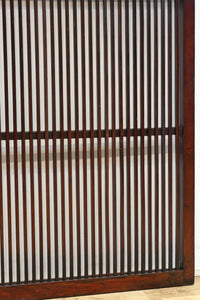 幅670ミリ　スリムサイズ！！深みを増した色彩で落ち着きある全面丸格子戸　F8437　在庫1枚