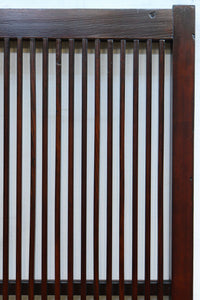 幅670ミリ　スリムサイズ！！深みを増した色彩で落ち着きある全面丸格子戸　F8437　在庫1枚