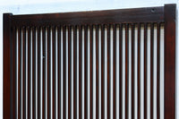 幅670ミリ　スリムサイズ！！深みを増した色彩で落ち着きある全面丸格子戸　F8437　在庫1枚