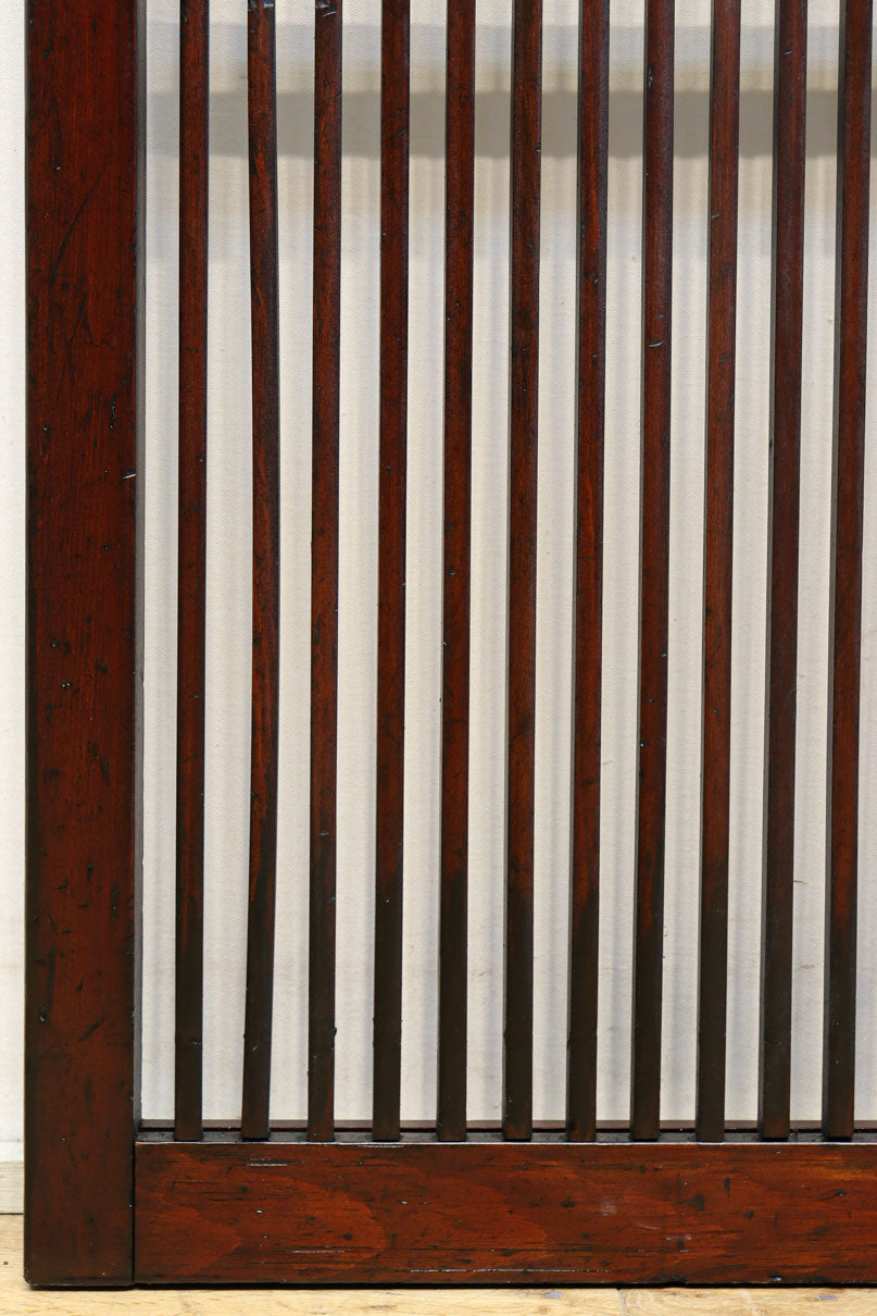 幅670ミリ　スリムサイズ！！深みを増した色彩で落ち着きある全面丸格子戸　F8437　在庫1枚