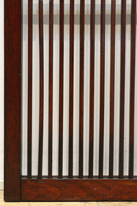 幅670ミリ　スリムサイズ！！深みを増した色彩で落ち着きある全面丸格子戸　F8437　在庫1枚