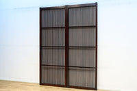 幅670ミリ　スリムサイズ！！深みを増した色彩で落ち着きある全面丸格子戸　F8437　在庫1枚