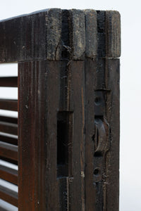 幅670ミリ　スリムサイズ！！深みを増した色彩で落ち着きある全面丸格子戸　F8437　在庫1枚