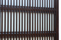 高さ1920ミリ　落ち着いた眺めの2種類ガラス入り背高格子戸　F8440　在庫2枚