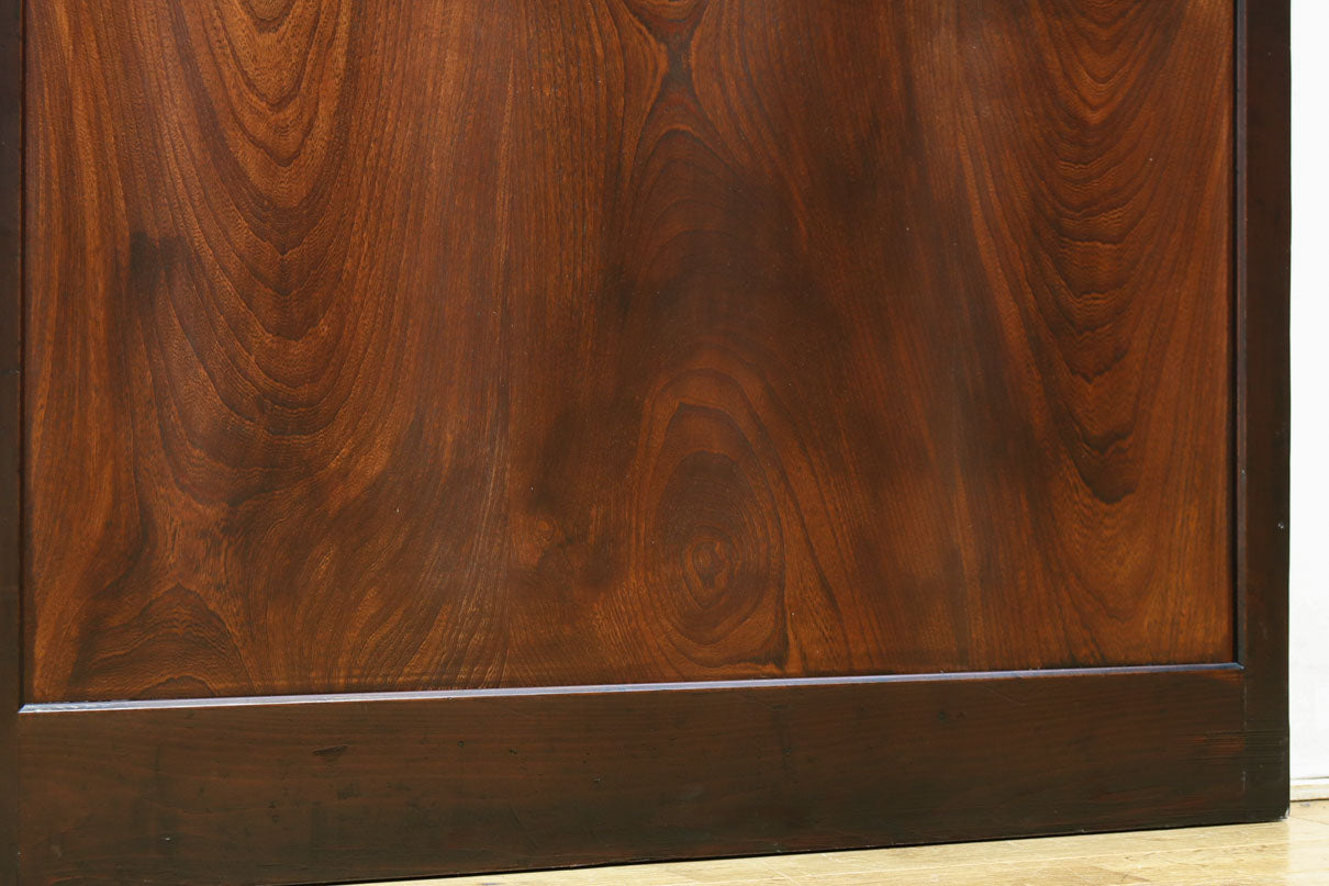 高さ1920ミリ　落ち着いた眺めの2種類ガラス入り背高格子戸　F8440　在庫2枚