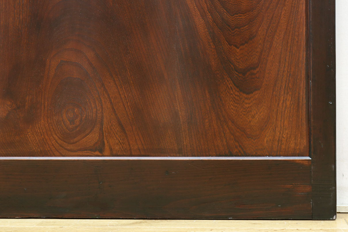 高さ1920ミリ　落ち着いた眺めの2種類ガラス入り背高格子戸　F8440　在庫2枚