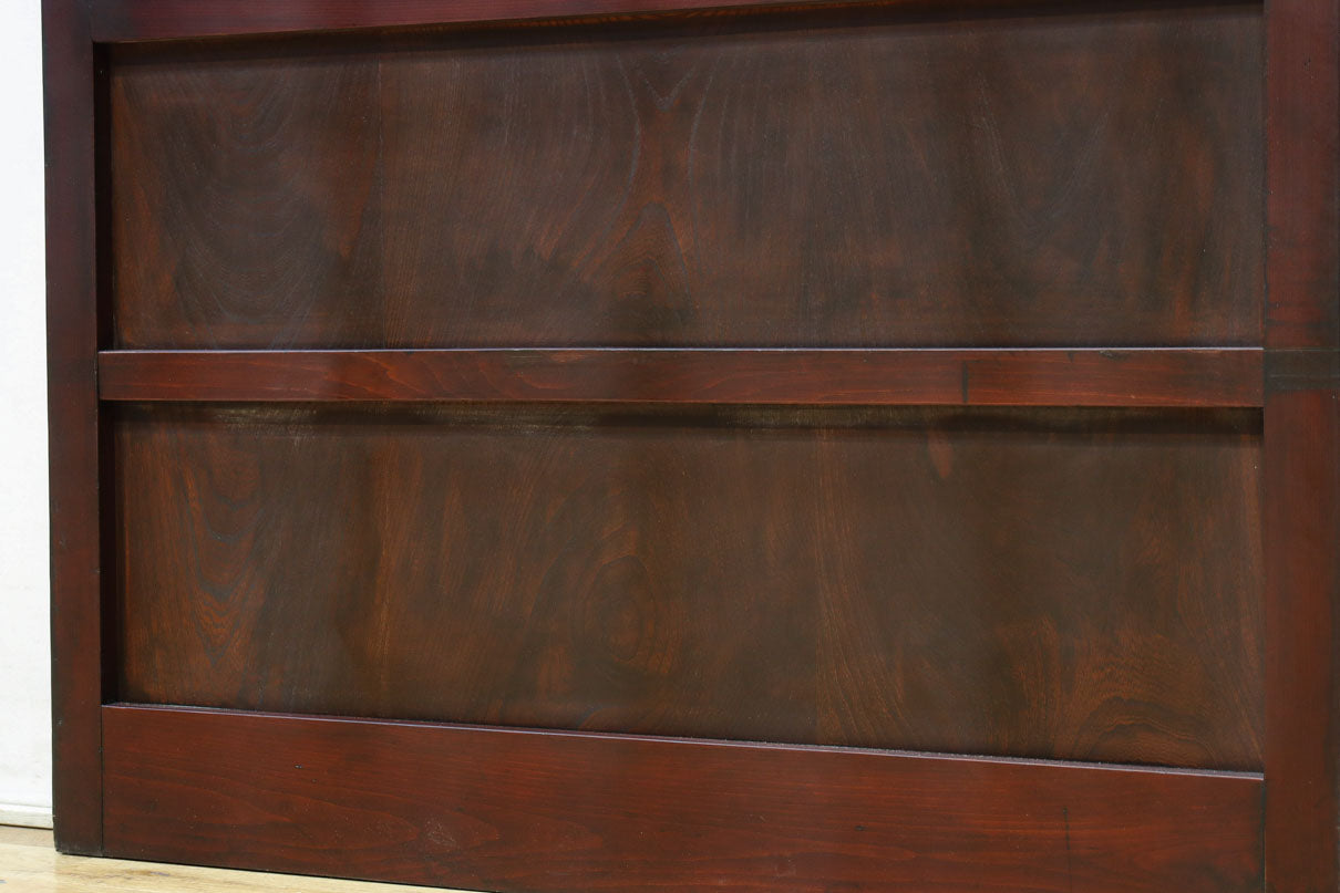 高さ1920ミリ　落ち着いた眺めの2種類ガラス入り背高格子戸　F8440　在庫2枚