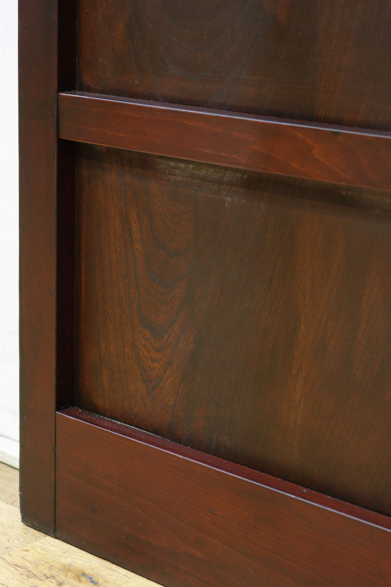 高さ1920ミリ　落ち着いた眺めの2種類ガラス入り背高格子戸　F8440　在庫2枚