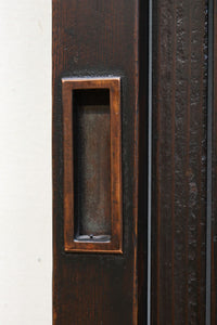 幅896 高さ1823ミリ　重厚感ある作りで落ち着いた佇まいの全面平格子戸　F8442　在庫2枚