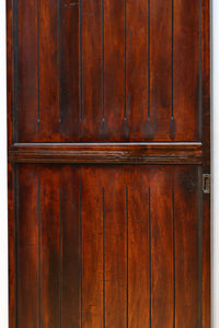 幅848ミリ　稀少デザイン！！溝の装飾を施した格調ある板戸　F8456　在庫2枚