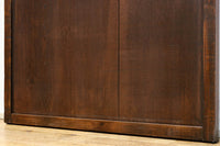 幅848ミリ　稀少デザイン！！溝の装飾を施した格調ある板戸　F8456　在庫2枚