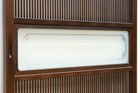 幅898ミリ　繊細な格子作りで和の趣きある大阪格子戸　F8457　在庫2枚