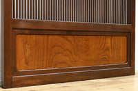 幅898ミリ　繊細な格子作りで和の趣きある大阪格子戸　F8457　在庫2枚