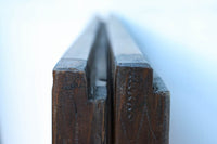 幅898ミリ　繊細な格子作りで和の趣きある大阪格子戸　F8457　在庫2枚