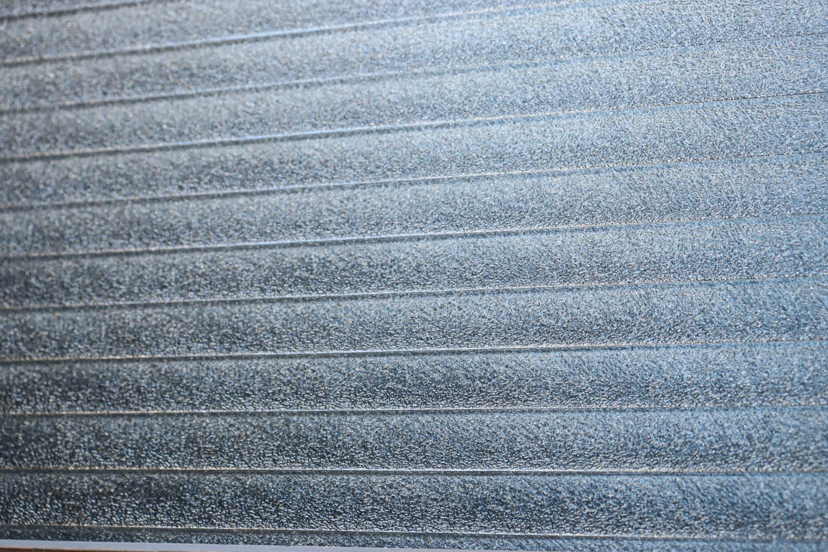 幅897ミリ　横モールガラス窓で煌びやかな面持ちの大阪格子戸　F8458　在庫4枚