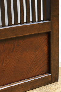 幅897ミリ　横モールガラス窓で煌びやかな面持ちの大阪格子戸　F8458　在庫4枚