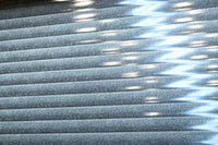 幅897ミリ　横モールガラス窓で煌びやかな面持ちの大阪格子戸　F8458　在庫4枚