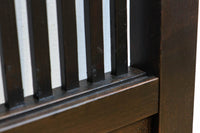 幅897ミリ　横モールガラス窓で煌びやかな面持ちの大阪格子戸　F8458　在庫4枚