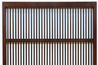 幅862ミリ　繊細な格子が引き立つ華やかな色彩の格子戸　F8464a　在庫2枚